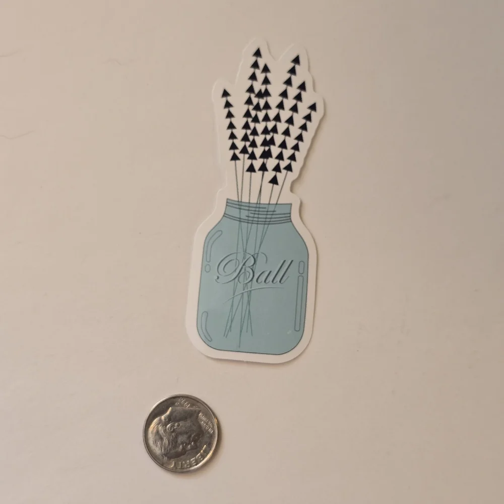 10/$10 Ball Jar Sticker - Picture 2 of 2